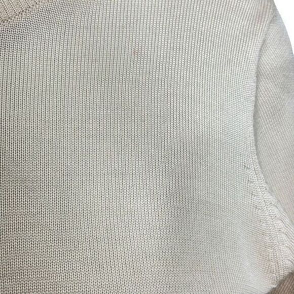 Ann Taylor thin beige sweater 100% silk size SP. A604 - Picture 6 of 6